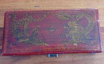 Asiatisch wiskundevoorwerp - telraam - Hout - Eind, Antiek en Kunst
