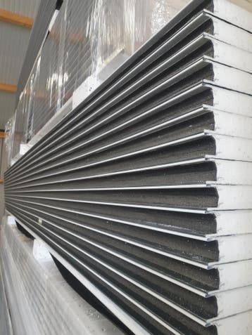 sandwichpanelen wit en antraciet 40mm op voorraad, Doe-het-zelf en Verbouw, Isolatie en Afdichting, Nieuw, Overige materialen