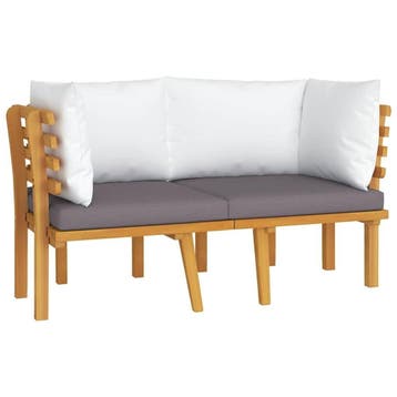 Loungebank 2-zits | 35% Korting | Nu Snel Besparen, Tuin en Terras, Tuinbanken, Ophalen of Verzenden, Zo goed als nieuw, Hout