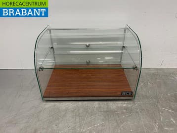 HCB Glazen opzet vitrine 45 liter 55,4 cm Horeca, Ophalen of Verzenden, Nieuw zonder verpakking