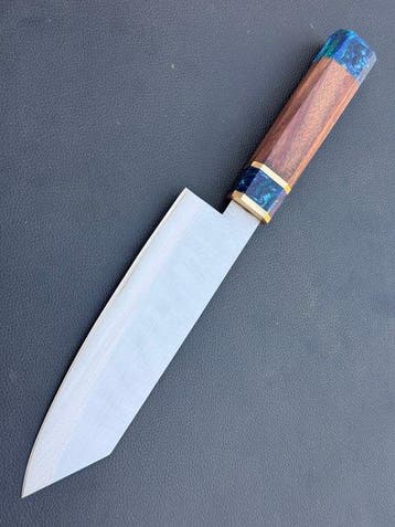 Custom Hand-Forged Premium Chefs Knife - Tafelmes - Staal,