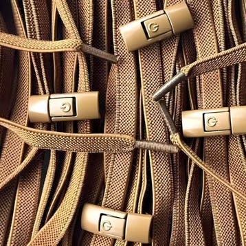 Elastische veters - Wheat • 120  cm x 8 mm, Kleding | Heren, Schoenen, Ophalen of Verzenden, Nieuw