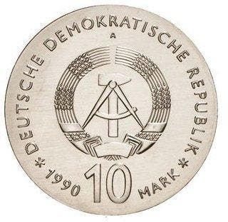 Duitsland. 10 Mark 1990 - PCGS MS67