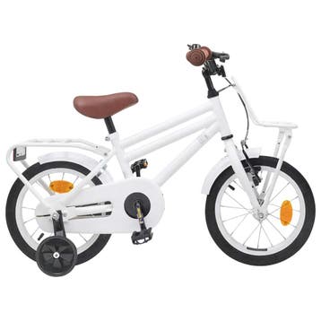 vidaXL Kinderfiets 14 Inch voor 3-5 jaar oud Wit, Verzenden, Nieuw
