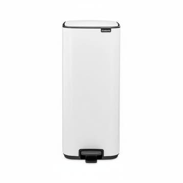 Brabantia Bo Pedaalemmer 30L White | Retourdeal 30%, Verzenden, Nieuw