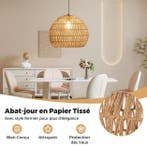 2dekans | Coast Hanglamp - Geweven - Papier - Riet -, Ophalen of Verzenden, Zo goed als nieuw