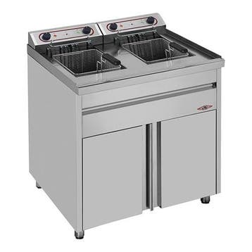 Stilfer friteuse 20L+20L op kast elektrisch, Verzenden, Nieuw in verpakking