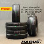 245/45/20 275/40/20 Pirelli zomerbanden 6/5,7mm profiel 4X, Ophalen of Verzenden, Band(en), Personenwagen, 20 inch