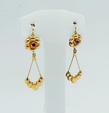 Oorbellen - 19.2 kt. Geel goud, Sieraden, Tassen en Uiterlijk, Oorbellen, Nieuw