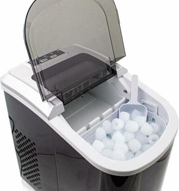 Edelstalen ijsblokjesmachine - 120 Watt - Donkergrijs, Verzenden, Nieuw