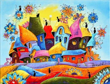 Natalia Grinchenko (XX-XXI) - Flower City of Cats