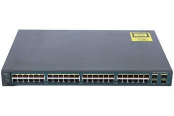 Cisco Catalyst 3560V2-48TS Switch, Computers en Software, Netwerk switches, Ophalen of Verzenden, Zo goed als nieuw