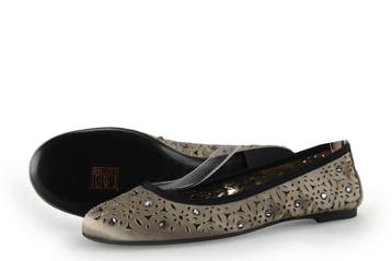 Roberto Festa Ballerinas in maat 37 Zilver, Overige kleuren, Verzenden, Ballerina's, Zo goed als nieuw