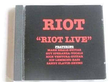 Riot - Riot Live, Ophalen of Verzenden, Zo goed als nieuw