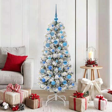 vidaXL Kunstmatige Inklapbare Kerstboom 150 LEDs Groen en, Verzenden, Nieuw