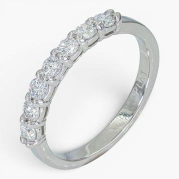 Zonder minimumprijs - Ring HRD - VVS/VS, Platina - 0.35ct., Nieuw