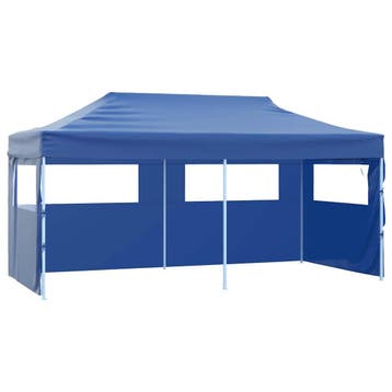 vidaXL Partytent met 4 zijwanden inklapbaar 3x6 m staal, Verzenden, Nieuw, Partytent