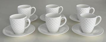 Wedgwood - Koffieservies voor 6 (6) - Porselein