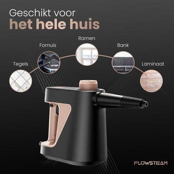 2dekans | FLOWSTEAM® 7-in-1 Handstoomreiniger -, Ophalen of Verzenden, Zo goed als nieuw