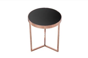 Design bijzettafel Original ASTRO 45cm koperzwarte, Ophalen of Verzenden, Nieuw