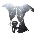 Wanddecoratie metaal van hondenras Whippet, Verzenden, Nieuw