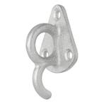 ProPlus Touwhaak met oog - Metaal - 70 x 45 mm - Opschroe..., Ophalen of Verzenden, Nieuw