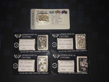 323 pcs Diamant (Natuurlijk) - 14.73 ct - Rond - VS1, I3 -, Sieraden, Tassen en Uiterlijk, Edelstenen, Nieuw