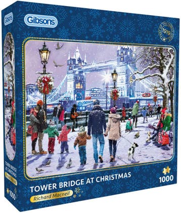 Richard Macneil - Tower Bridge at Christmas Puzzel (1000, Verzenden, Nieuw
