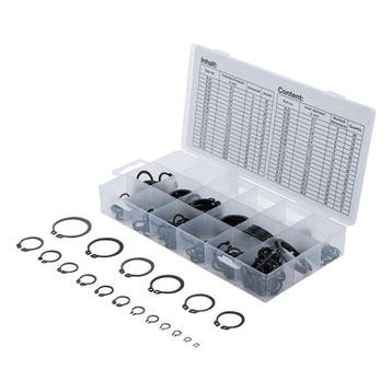 Assortiment borgring/circlip buitenwerks 300 st. (ONDERHOUD), Verzenden, Nieuw