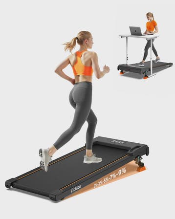 Lichico Walking Pad: Stille Loopband met Verstelbare Helling, Verzenden, Nieuw