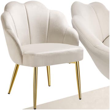 Cocktail stoel Hellen, gestoffeerd met fluwelen bekleding, Huis en Inrichting, Stoelen, Verzenden, Nieuw