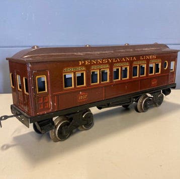 Bing - spoor 1 - Blikken speelgoedtrein - Passagiers wagon -