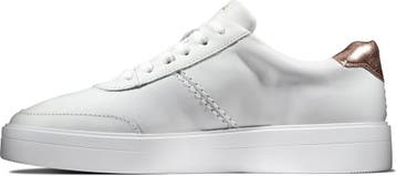 Clarks Hero Walk Dames Sneakers - 39 - White Combi, Verzenden, Nieuw