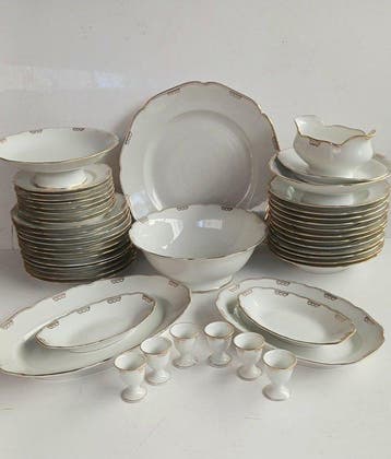 richard ginori - Tafelservies (47) - Porselein, Antiek en Kunst, Antiek | Meubels | Tafels