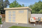 Woodlands Blokhut Kasuko met Staaldak en Dakisolatie 385 x, Nieuw
