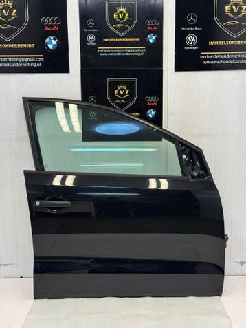 Portier 4-deurs rechts voor VW Polo 6R bj.2012 zwart/L041, Auto-onderdelen, Gebruikt, Voor, Volkswagen, Deur