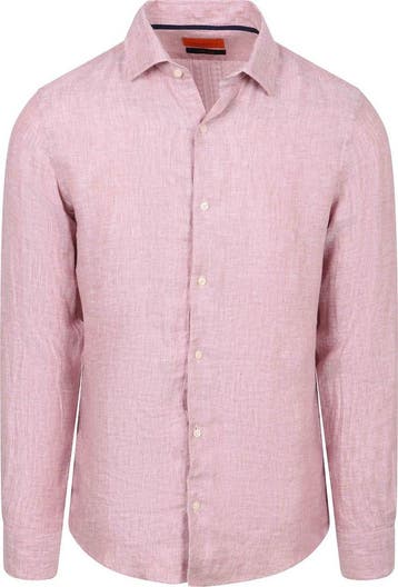 Suitable Overhemd Linnen Roze maat 40 Heren, Verzenden, Nieuw, Roze, Suitable