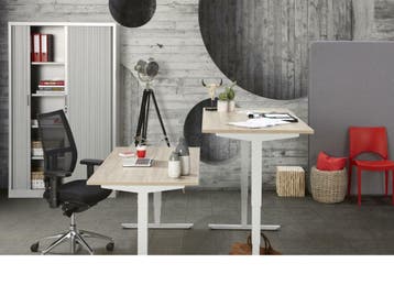 Zit/sta bureaus, staand werken, ergonomisch, elektrisch, sta, Vergader- of Presentatieruimte, Ophalen of Verzenden, Nieuw in verpakking