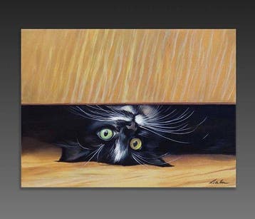 Gala - Cat animal painting - Playtime