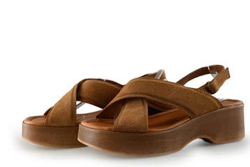 Sacha Sandalen in maat 42 Cognac, Overige kleuren, Verzenden, Sandalen of Muiltjes, Zo goed als nieuw