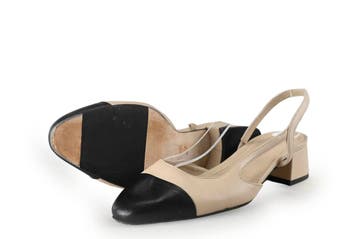 Josh V Slingbacks in maat 40 Beige, Verzenden, Beige, Josh V, Gedragen