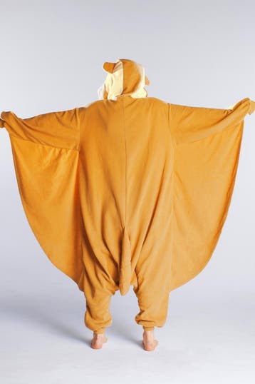 KIMU® Onesie Vliegende Eekhoorn Pak XL-XXL Eekhoornpak Kostu, Carnaval, Ophalen of Verzenden, Kleding, Maat 56/58 (XL)