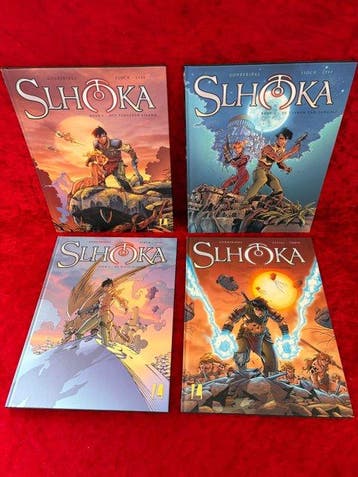 Slhoka 1 t/m 4 - Complete reeks HC - 4 Album - Eerste, Boeken, Stripboeken, Nieuw