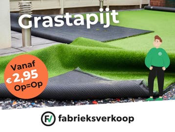 Goedkoop kunstgras | Grastapijt vanaf €2,95 p/m², Ophalen, Nieuw, Kunstgras