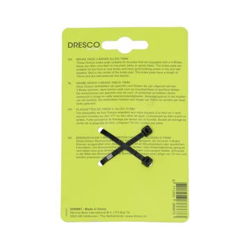 Dresco Remblokken V-Brake Inbus 70mm, Fietsen en Brommers, Verzenden, Nieuw