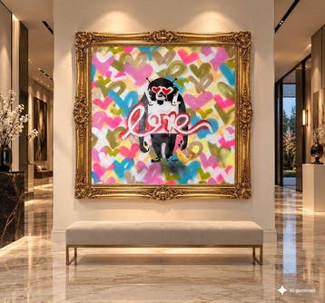 Timo Wedell - Embracing Loves Colors - XL - Street Banksy