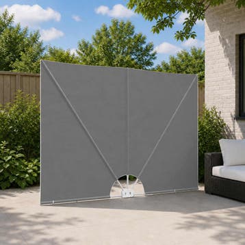 vidaXL Balkon Privacy Scherm 200 x 400 cm Polyester, Verzenden, Nieuw