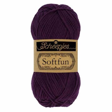 Scheepjes Softfun 50g - 2656 Aubergine, Verzenden, Nieuw