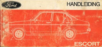 1976 FORD ESCORT INSTRUCTIEBOEKJE HANDLEIDING NEDERLANDS, Auto diversen, Verzenden
