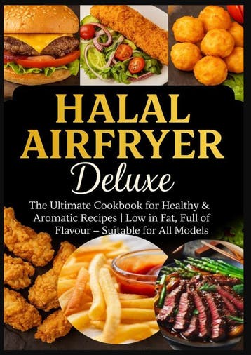 Halal Airfryer Deluxe: The Ultimate Cookbook For Healthy & A, Ophalen of Verzenden, Nieuw, Yasmin Rahimi